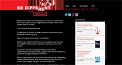 Desktop Screenshot of bedifferentorbedead.com